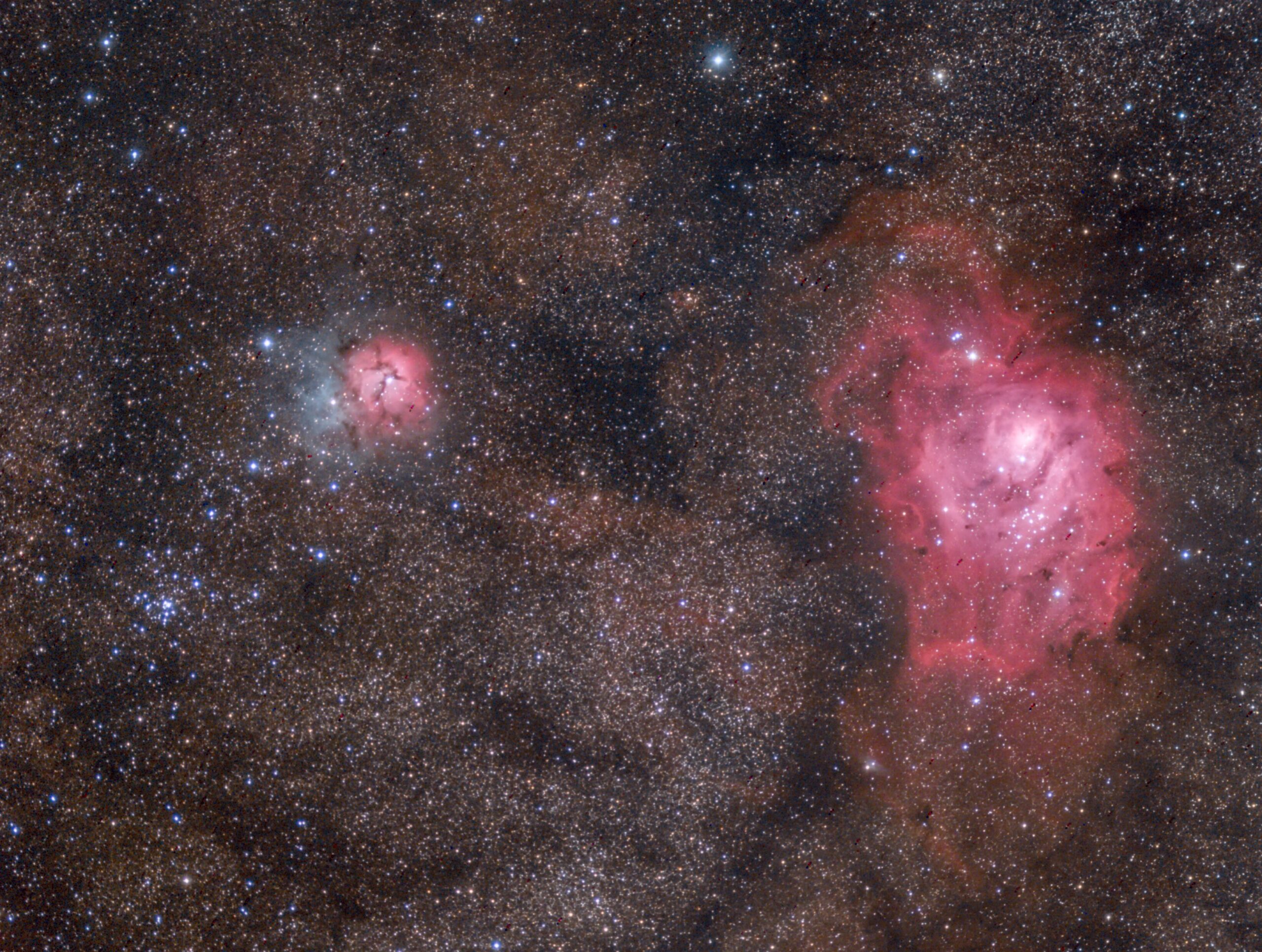 Trifid & Lagoon: M8, M20