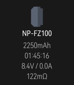 SmallRig battery discharge curve