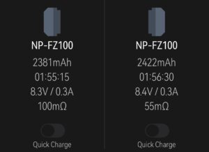 Sony Battery discharge curve